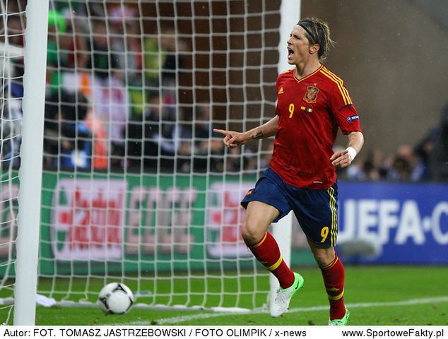Czy Fernando Torres będzie się cieszył z awansu Hiszpanii? (fot. Tomasz Jastrzębowski / FOTO OLIMPIK / x-news