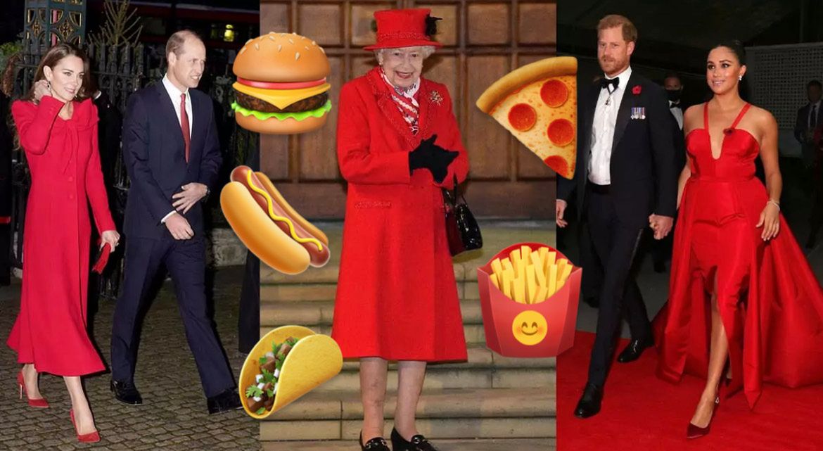 Brytyjska rodzina królewska kocha fast foody! Co pałaszują Elżbieta, William, Kate i reszta dworu? A to niespodzianka