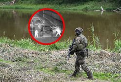 Akcja na granicy z Białorusią. Rzucano kamieniami. Poszukiwania sześciu migrantów