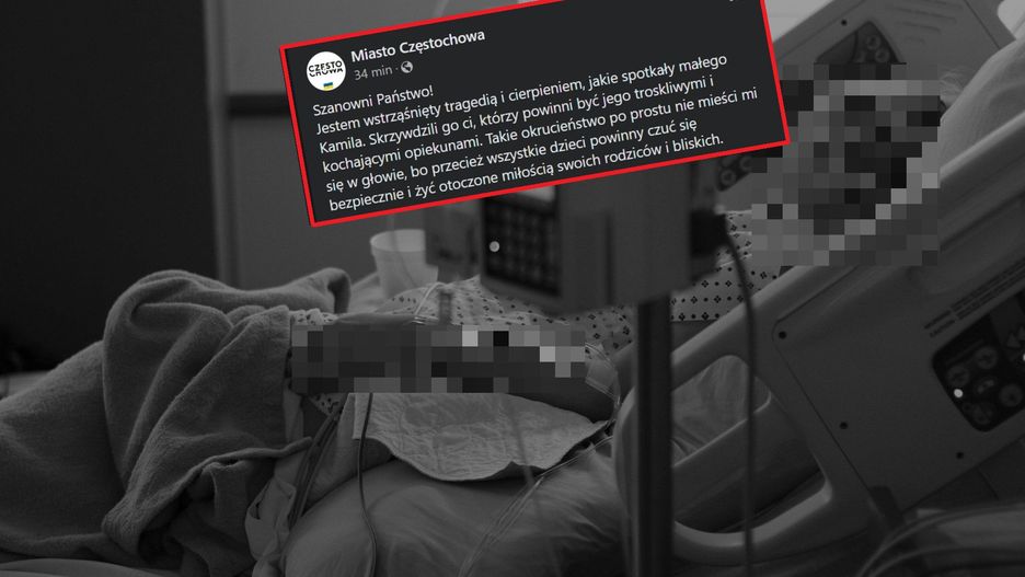 Poruszający wpis Prezydenta Częstochowy ws. Kamilka 