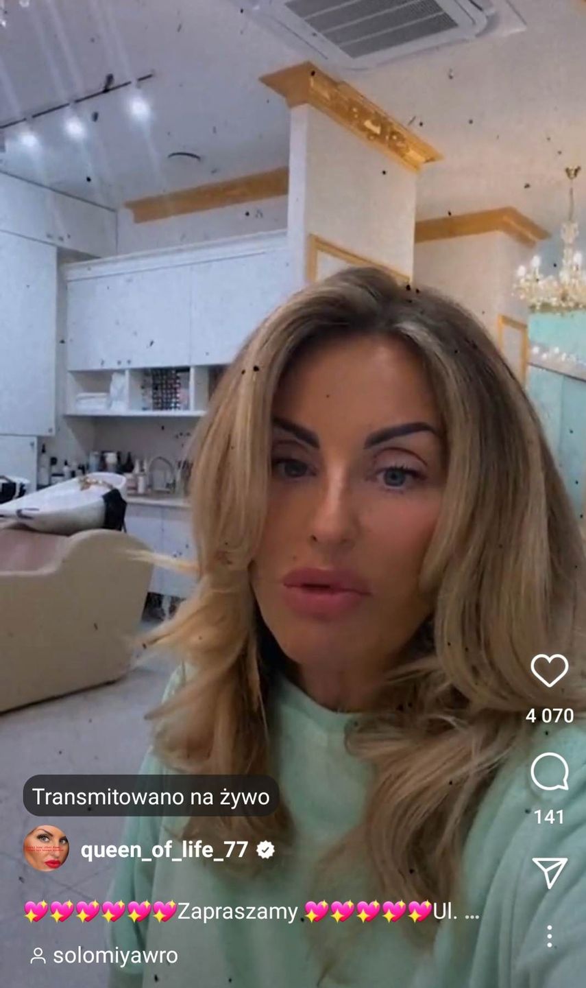 Dagmara Kaźmierska u fryzjera
