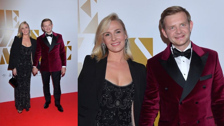 Rafał Zawierucha z partnerką 