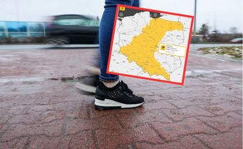 Żółty alert IMGW. Uważaj na drodze i na chodniku