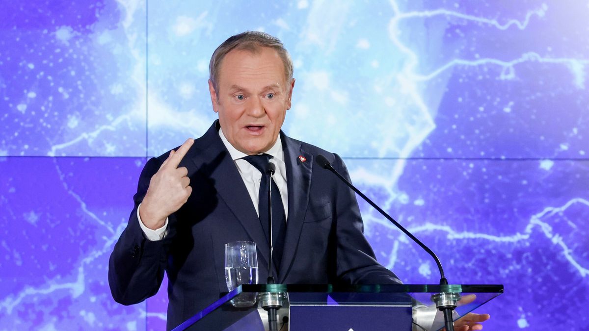 Polska. Rok prze?omu - wydarzenie z udzia?em premiera
10.02.2025 Warszawa Gielda Papierow Wartosciowych "Polska. Rok przelomu" wydarzenie z udzialem premiera Donalda Tuska fot. Jacek Dominski/REPORTER
N/z: Donald Tusk
Jacek Dominski/REPORTER