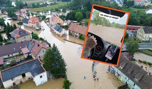 Wjechał busem w środek powodzi. "Został porwany przez nurt"