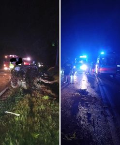 Tragedia w Świętokrzyskiem. Młoda kobieta wypadła z samochodu