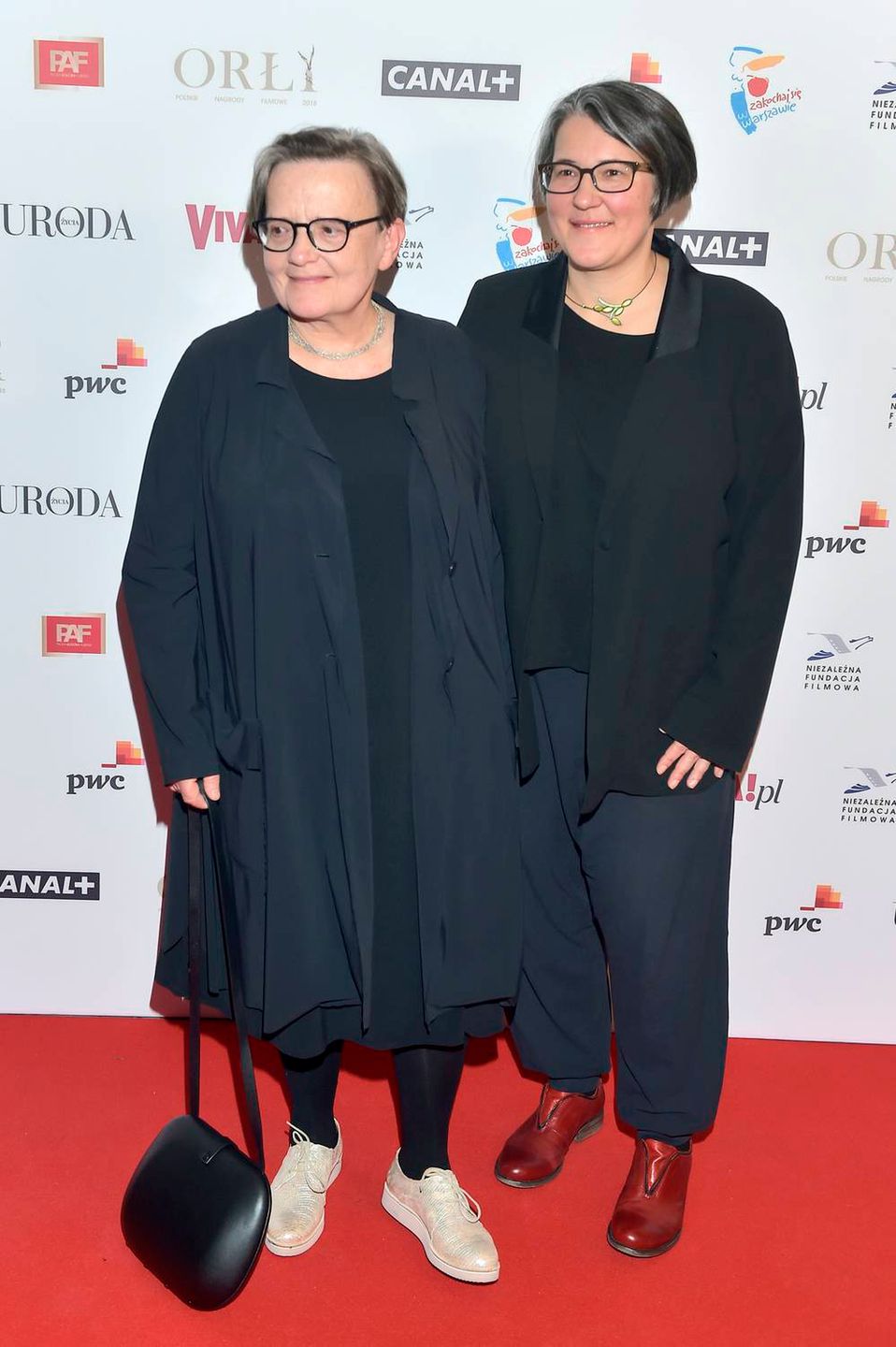 Agnieszka Holland i Katarzyna Adamik - Gala Orły 2018