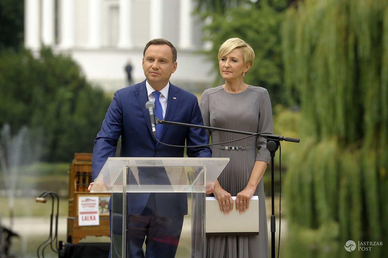 Andrzej i Agata Duda mieszkają w Pałacu Prezydenckim