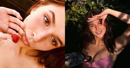 Roksana Węgiel W SAMYM BIKINI zrywa śliwki na kompot: "Letnie zbiory" (ZDJĘCIA)