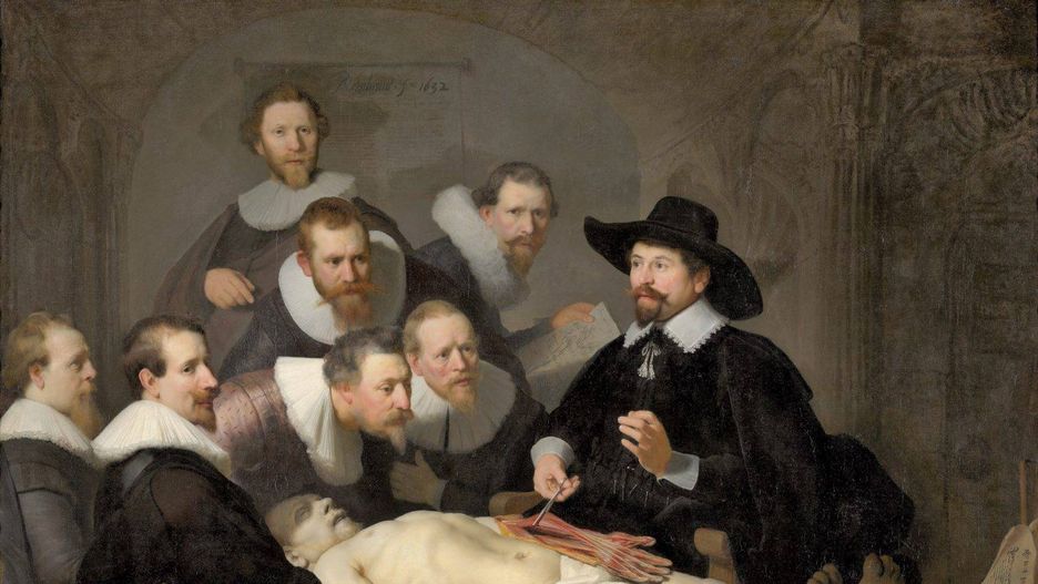 Najsłynniejszym zobrazowaniem renesansowych sekcji zwłok jest słynne dzieło Rembrandta Lekcja anatomii doktora Nicholasa Tulpa.