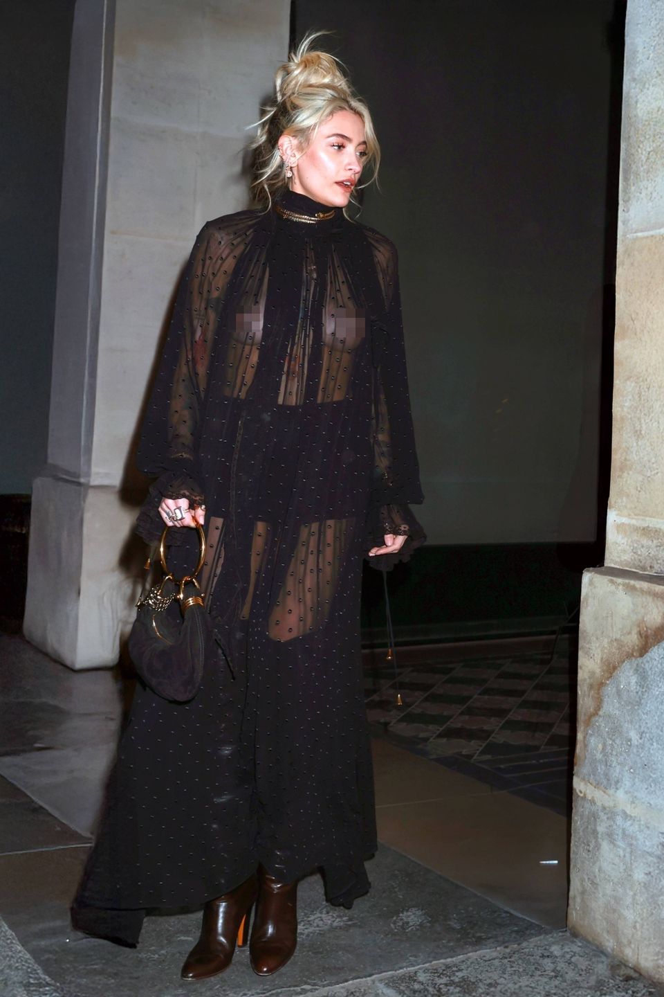 Paris Jackson na imprezie modowej w Paryżu