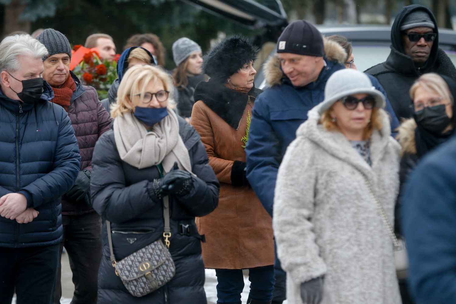 Bożena Robakowska - pogrzeb Tadeusza Rossa