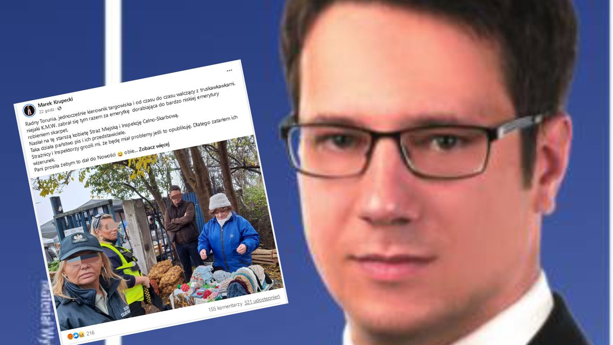 80-latka handlowała skarpetkami. Interwencja radnego PiS