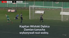 #dziejesiewsporcie: Piękna bramka w Dębicy. Tak strzelają w III lidze