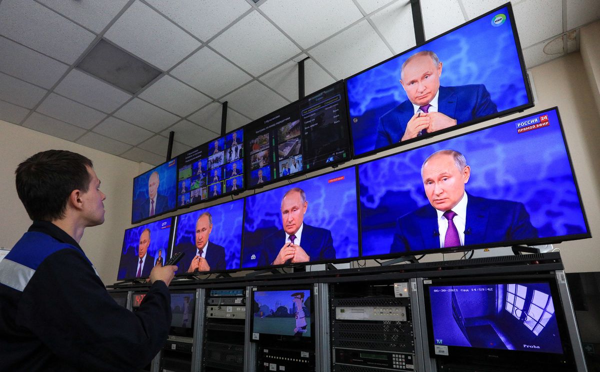 Kolejny atak hakerski na rosyjskie kanały telewizyjne, zdjęcie ilustracyjne 