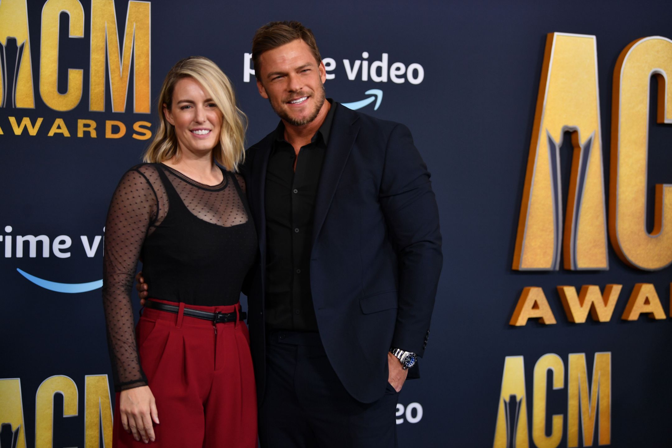 57th Academy Of Country Music Awards  - ArrivalsLAS VEGAS, NEVADA - MARCH 07: Catherine Ritchson and Alan Ritchson attend the 57th Academy of Country Music Awards at Allegiant Stadium on March 07, 2022 in Las Vegas, Nevada. (Photo by Denise Truscello/Getty Images for ACM)Denise Truscellobestof, topix