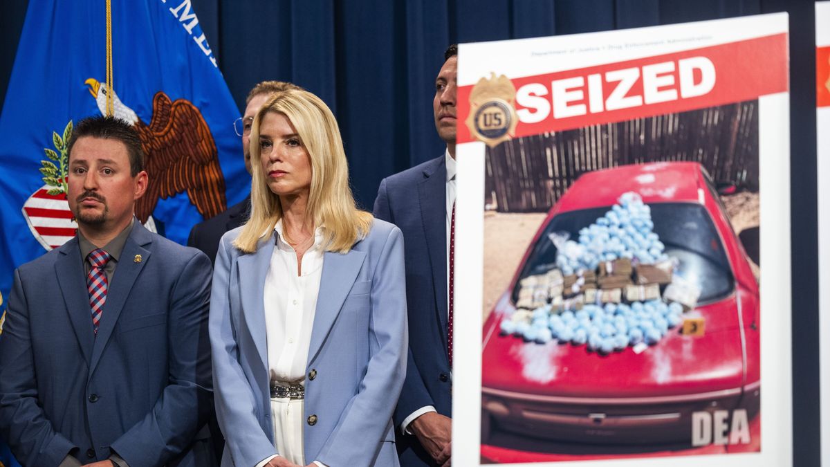 Pamela Bondi — konferencja prasowa po operacji DEA