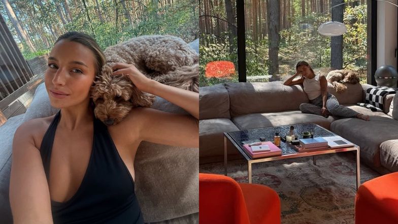 Julia Wieniawa pokazała swój dom w lesie