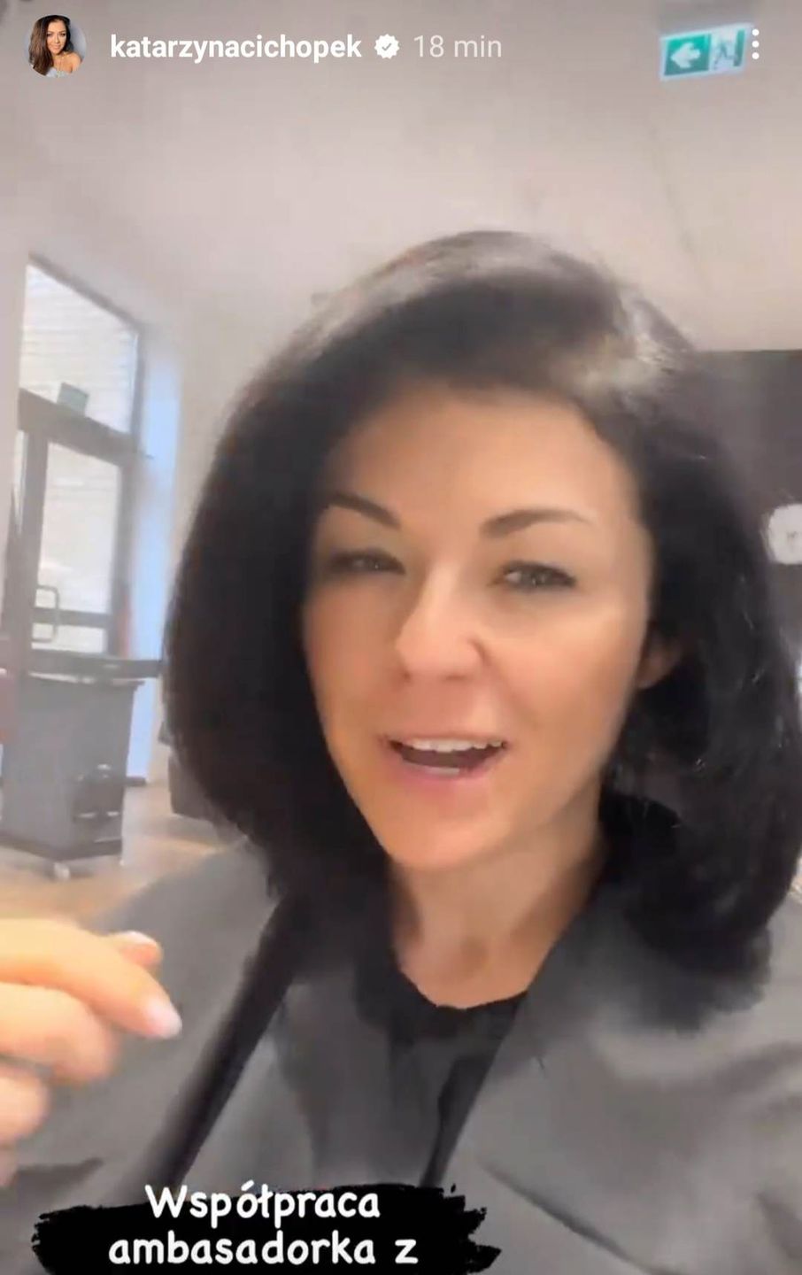 Kasia Cichopek u fryzjera