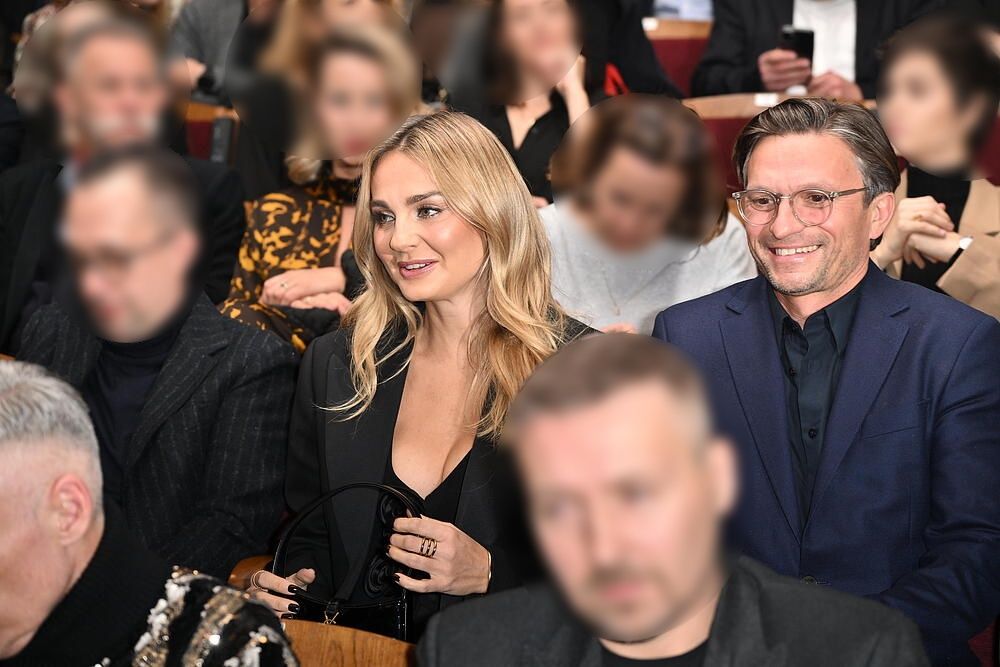 Małgosia Socha zabrała męża na premierę 