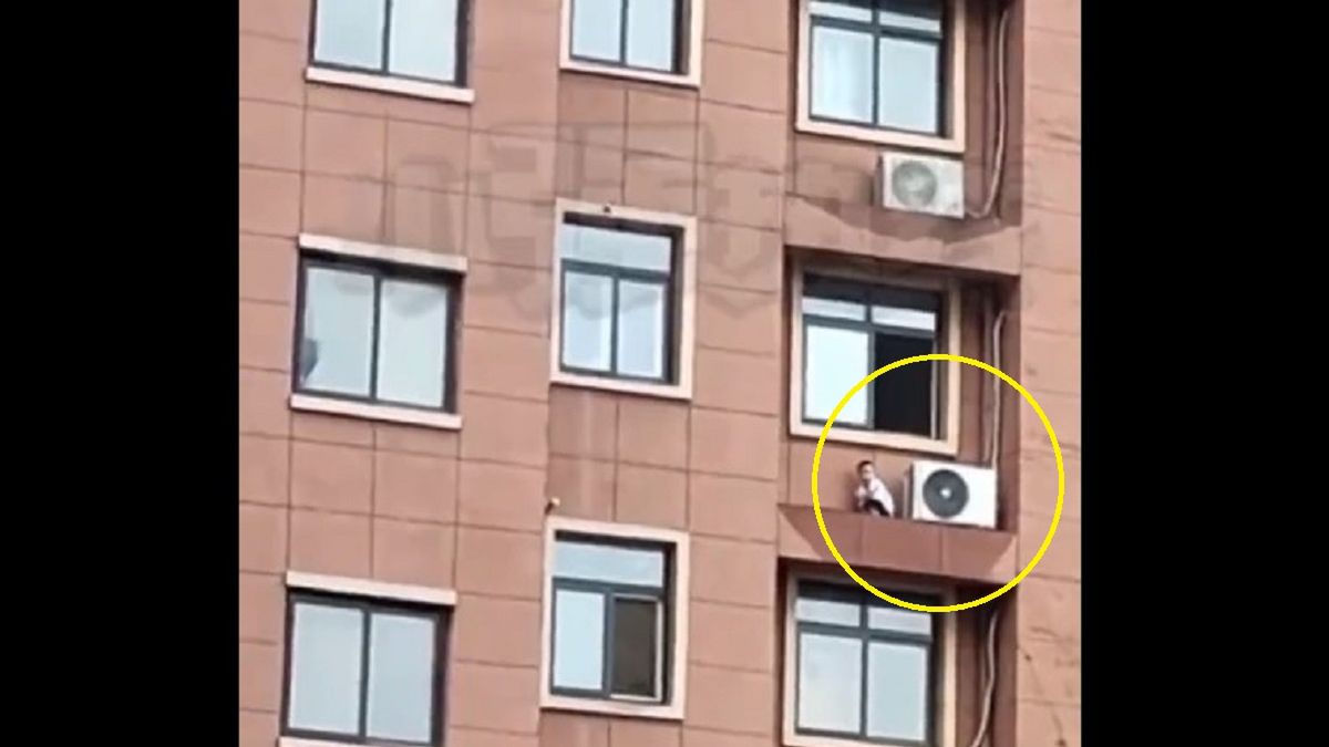 Szokujące nagranie w sieci. Tak bawił się w chowanego. 