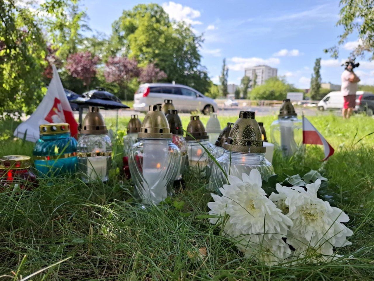 Atak w parku Glazja
