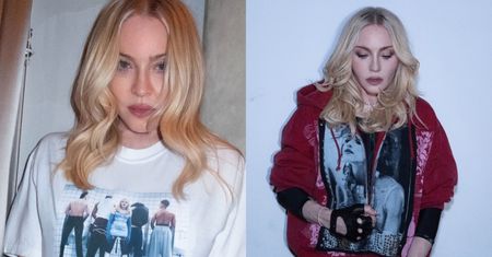 68-letnia Madonna wdziała PRZEZROCZYSTY STANIK i zachęca, żeby kupować od niej ciuchy. Zadziałała na was ta siła perswazji? (FOTO)