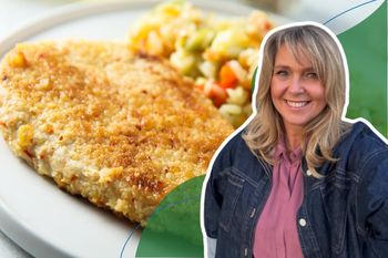 Ewa Wachowicz nie panieruje kotletów w bułce tartej. Robi chrupiącą mieszankę i obtacza mięso