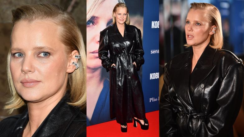 Joanna Kulig na premierze filmu