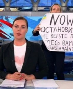 Rosyjska dziennikarka zaprotestowała na wizji. "Nieprawdopodobne bohaterstwo i desperacja"