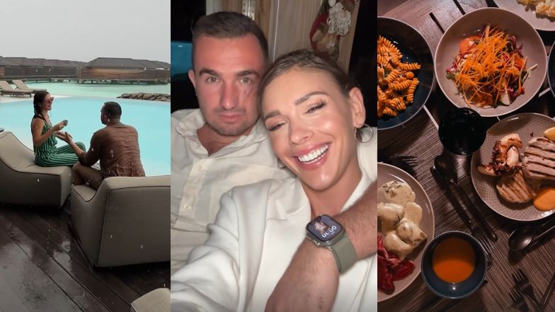 Klaudia Halejcio wypoczywa z narzeczonych w luksusowym hotelu na Malediwach