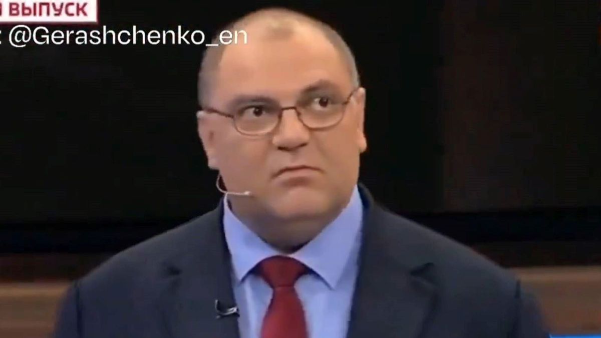 Reakcja rosyjskiego propagandysty uchwycona przez kamery
