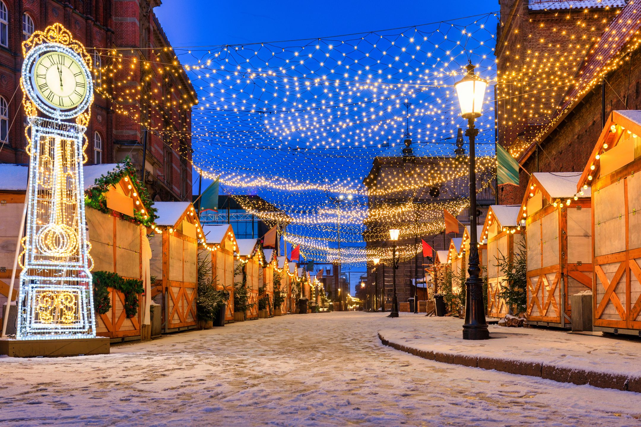 Domki stoją w Gdańsku już od 2 tygodni i czekają na rozpoczęcie 