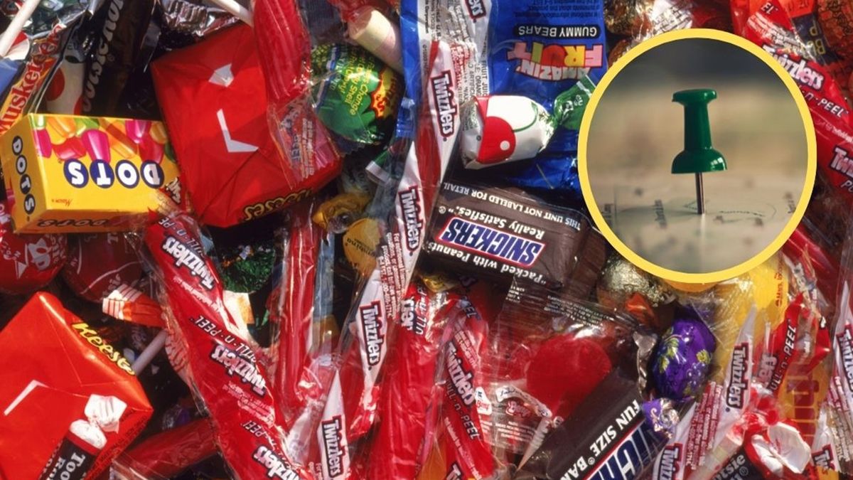 Policja szuka mężczyzny, który podkładał pinezki do cukierków