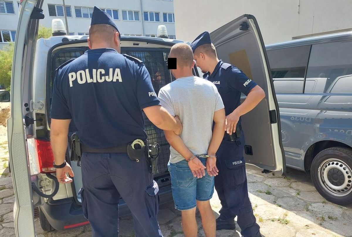 Chełmscy policjanci zatrzymali mężczyznę