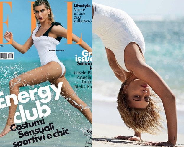 "Najseksowniejsza" Hailey Baldwin hasa w kostiumach kąpielowych