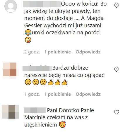 Komentarze na profilu "Dzień dobry TVN"