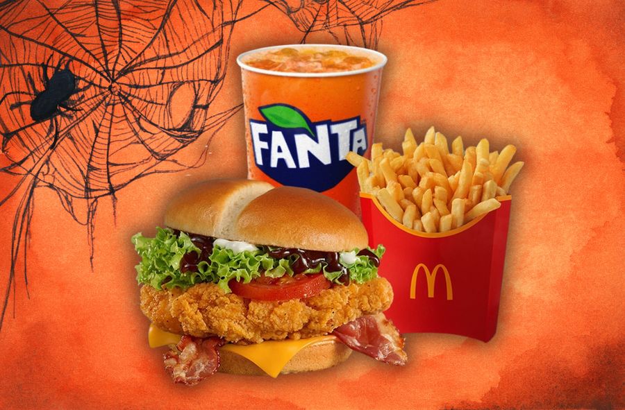 Halloweenowa kanapka w McDonald's