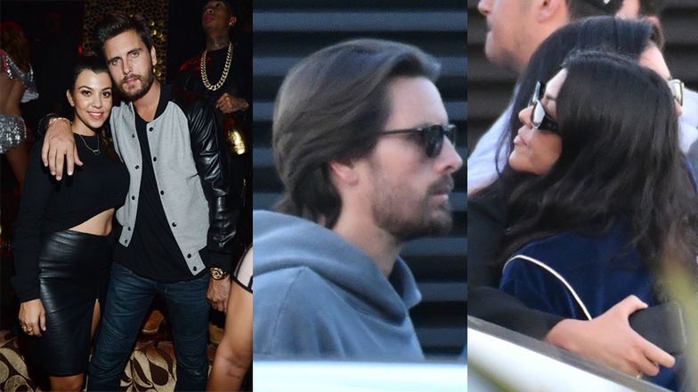 Kourtney Kardashian i Scott Disick przyłapani na wspólnym lunchu (ZDJĘCIA)