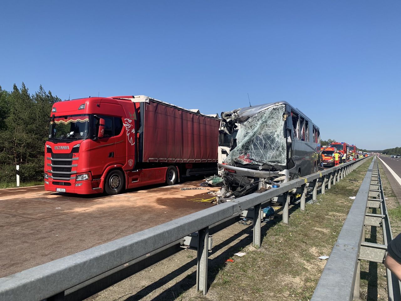 Wypadek na A12 w Niemczech