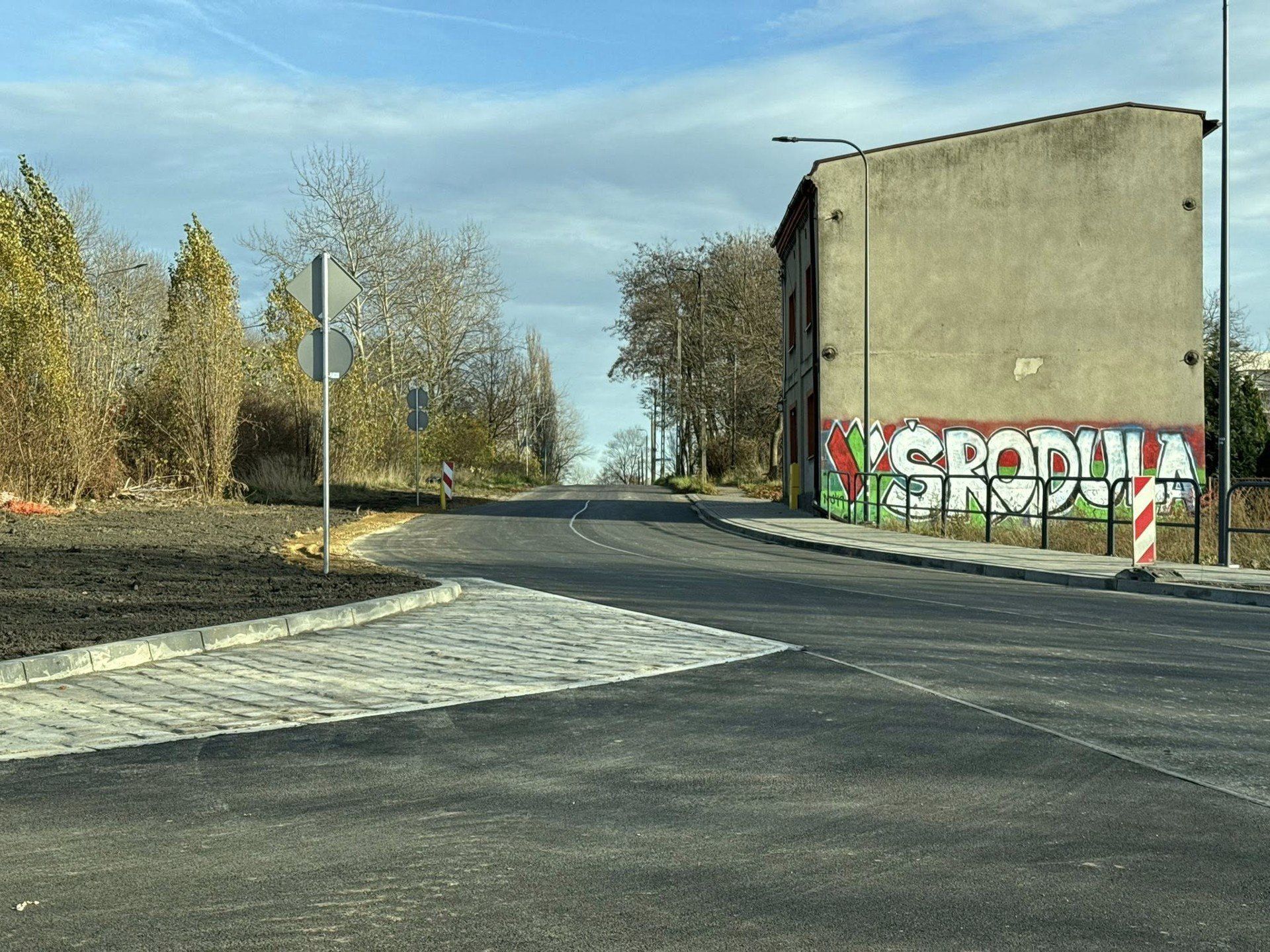 Nowy zjazd z DK94 w ulicę Północną został otwarty dla kierowców