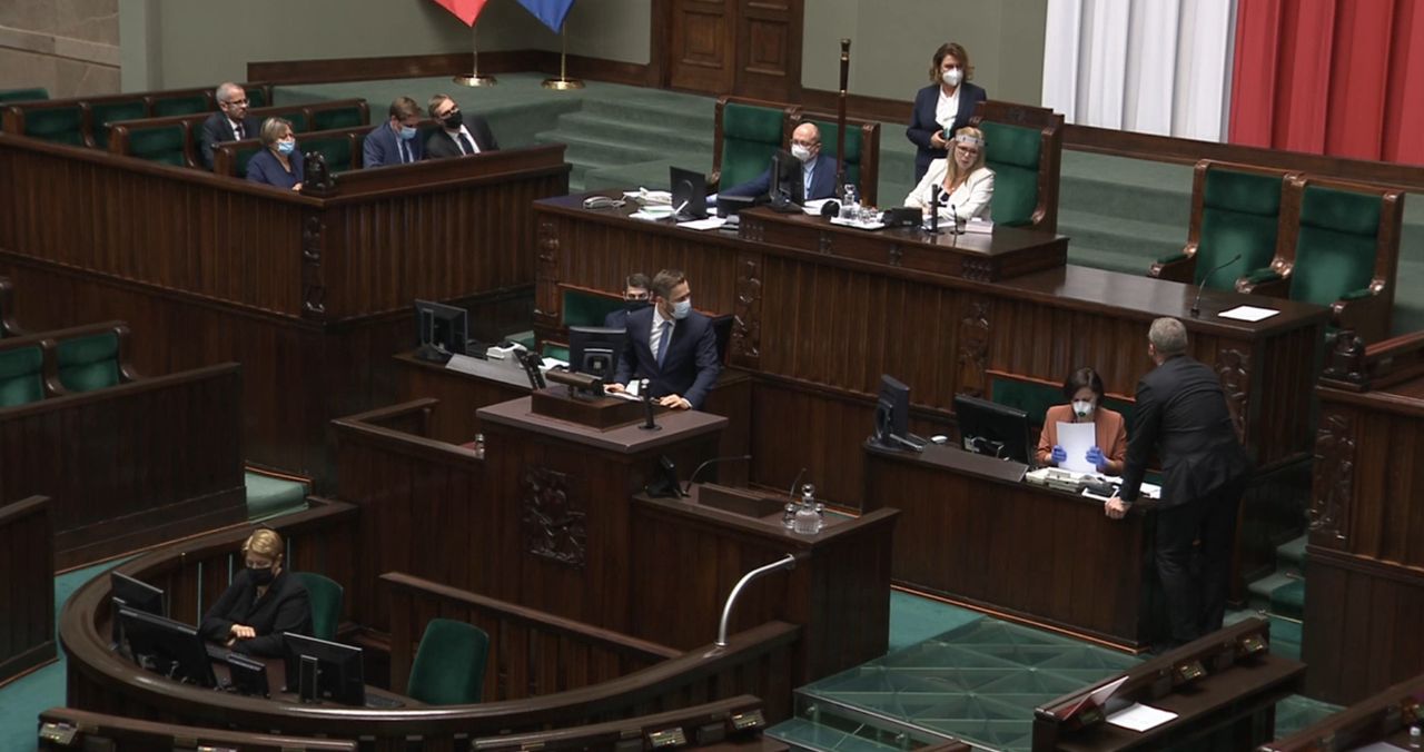 Koronawirus. Polska. Małgorzata Gosiewska strofuje posłów Konfederacji (Fot: sejm.gov.pl)