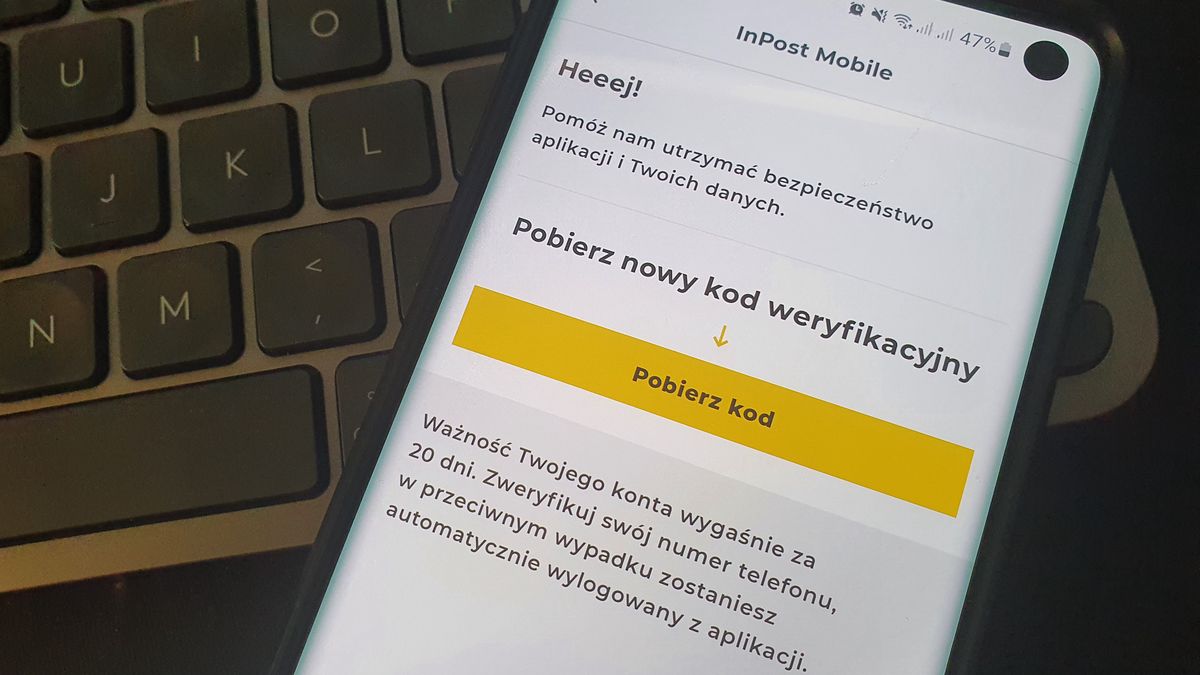 Weryfikacja konta w InPost Mobile