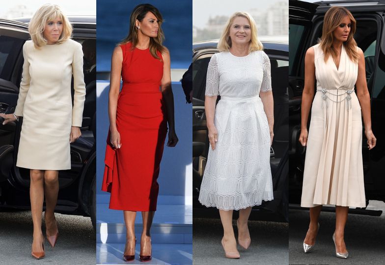 Żony polityków chwalą się drogocennymi stylizacjami na szczycie G7: Melania Trump, Brigitte Macron, Małgorzata Tusk...