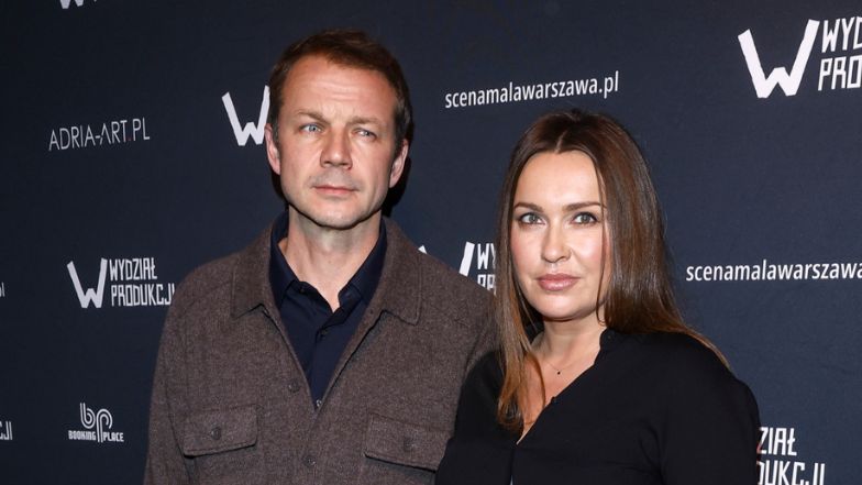 RZADKI WIDOK: Lesław Żurek pozuje na ściance z żoną