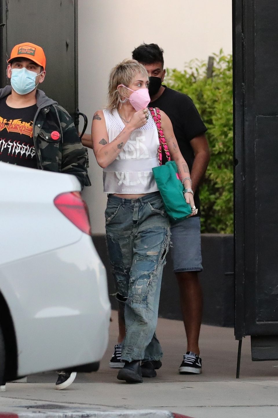 Zmęczona Miley Cyrus na ulicach West Hollywood