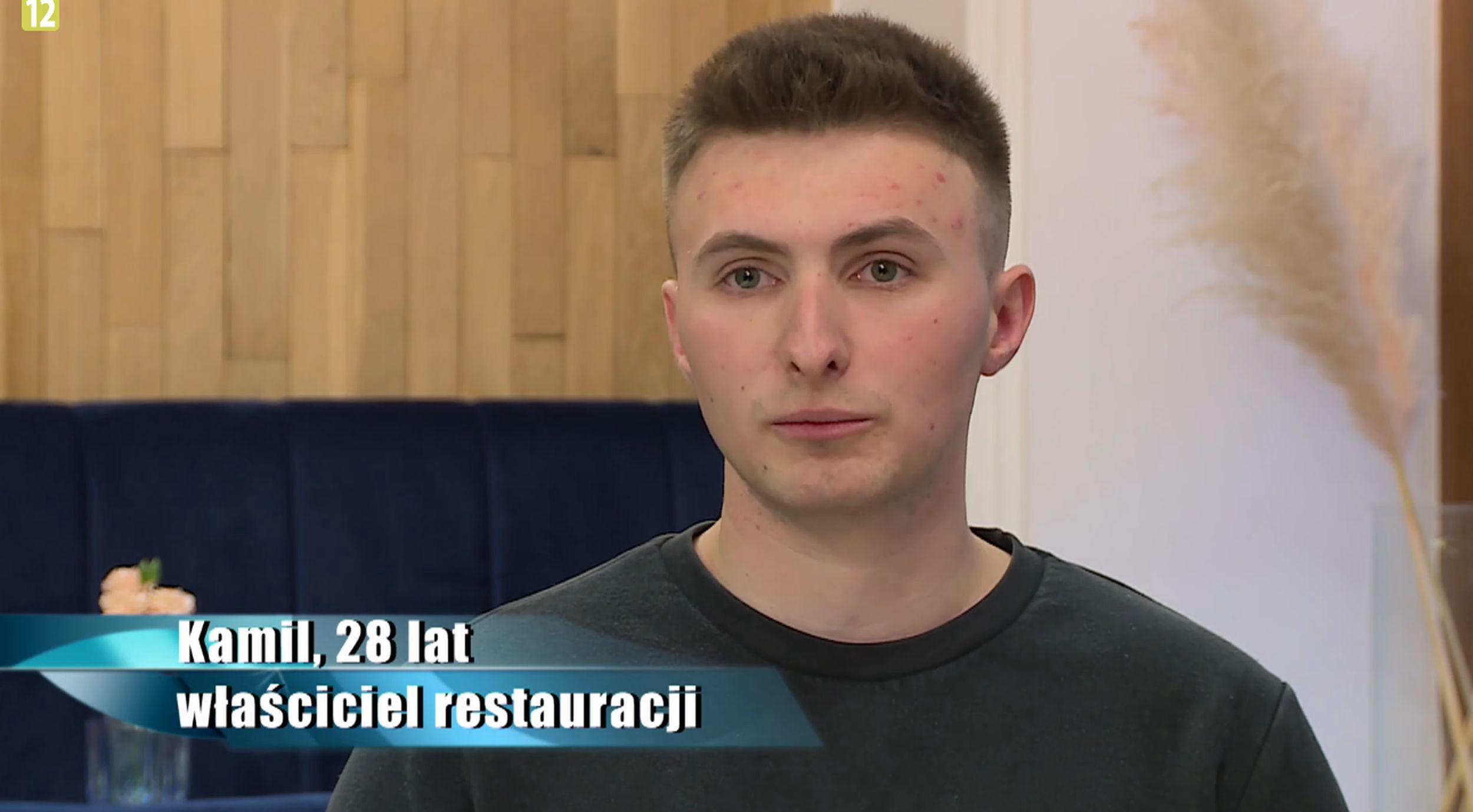 Kamil, jeden z właścicieli restauracji