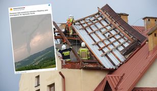 Nowy Sącz. Trąba powietrzna siała spustoszenie. Zerwane dachy, dużo zniszczeń