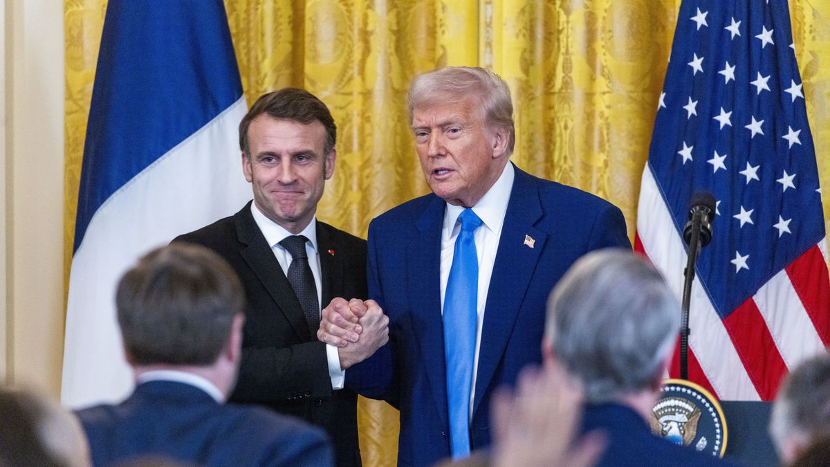 Emmanuel Macron i Donald Trump