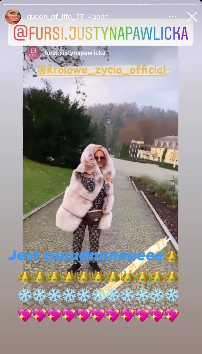 Dagmara Kaźmierska chwali się futrem od Justyny Pawlickiej